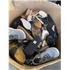Image 2 : LARGE BOX OF ASSORTED SHOES AND SLIPPERS