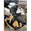 Image 1 : LARGE BOX OF ASSORTED SHOES AND SLIPPERS