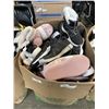 Image 6 : LARGE BOX OF ASSORTED SHOES AND SLIPPERS