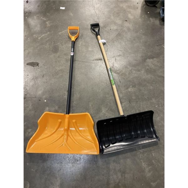 2 SNOW SHOVELS
