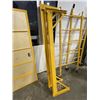 Image 3 : AS NEW YELLOW ROLLING SCAFFOLD SECTION, 29 X 74 INCH, INCLUDES ONE PLATFORM