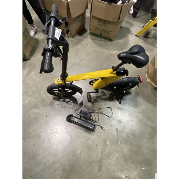 ELECTRIC BIKE W/ EXTRA BATTERY - TURNS ON