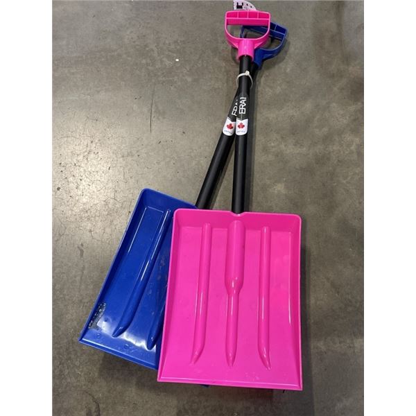 2 NEW SNOW SHOVELS