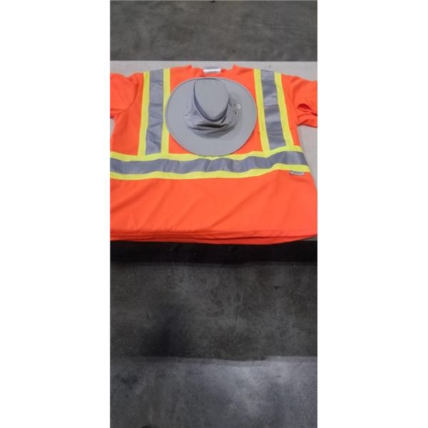 SIZE 7.5 TILLY HAT AND SAFETY VEST