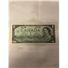 Image 1 : 1967 MINT CANADIAN CENTENNIAL DOLLAR BILL SERIAL #1867-1967