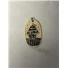 Image 1 : VINTAGE HAND ENGRAVED SAILING  SHIP ON IVORY PENDANT