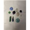 Image 1 : ASSORTED SEMI PRECIOUS STONE PENDANTS