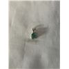Image 1 : STERLING SILVER W/ COLUMBIAN EMERALD STONE PENDANT