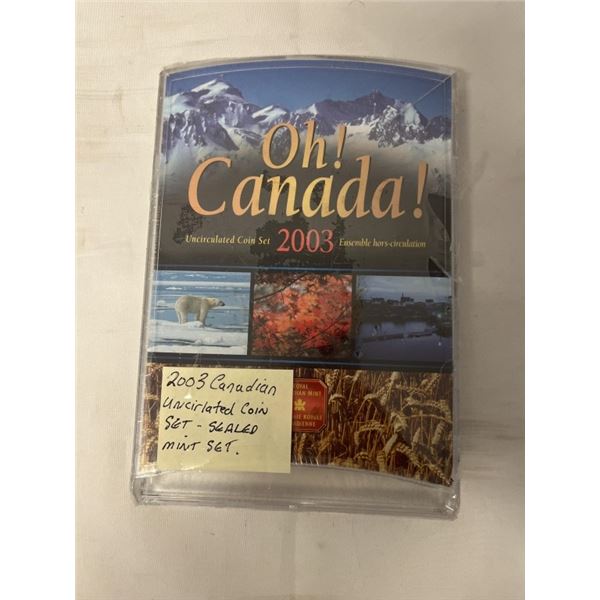 2003 CANADIAN UNCIRCULATED COIN SET, MINT, SEALED