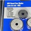 Image 2 : NEW SET OF MINI HIGH-SPEED STEEL SAW BLADES