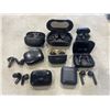 Image 2 : 8 ASSORTED PAIRS OF BLUETOOTH EARBUDS,
