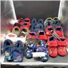 Image 1 : LOT OF NEW CHILD SIZE SLIPPERS AND FOOTWEAR