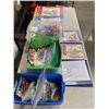 Image 2 : BOX OF PICTURE HANGING SUPPLIES, MUSIC BOOKS, VELCRO AND MORE