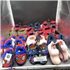 Image 1 : LOT OF NEW CHILD SIZE SLIPPERS AND FOOTWEAR