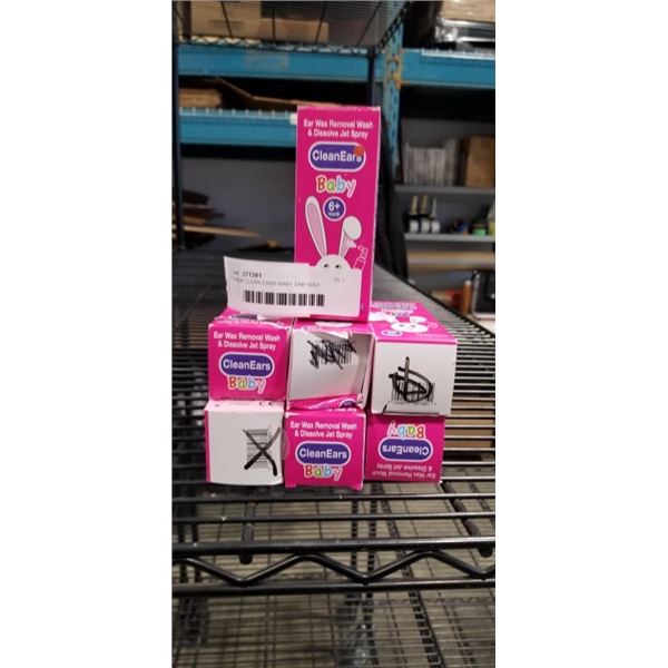 7 NEW CLEAN EARS BABY EAR WAX REMOVAL WASH AND DISSOLVE JET SPRAY