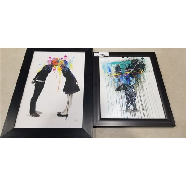 2 FRAMED PHOTOS