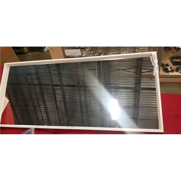 WHITE FRAMED DRESSING MIRROR