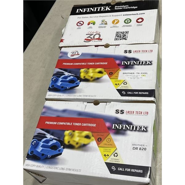 THREE NEW BROTHER PREMIUM TONER CARTRIDGES