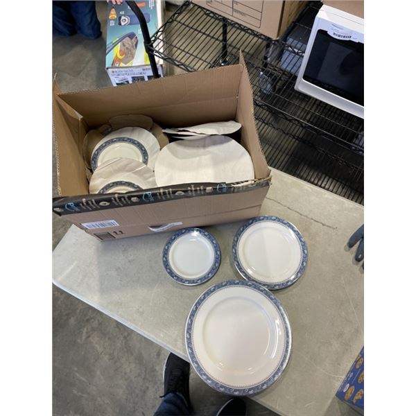 AYNSLEY BLUE MIST CHINA PLATES