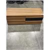 Image 1 : TEAK FINISH  MEDIA CABINET
