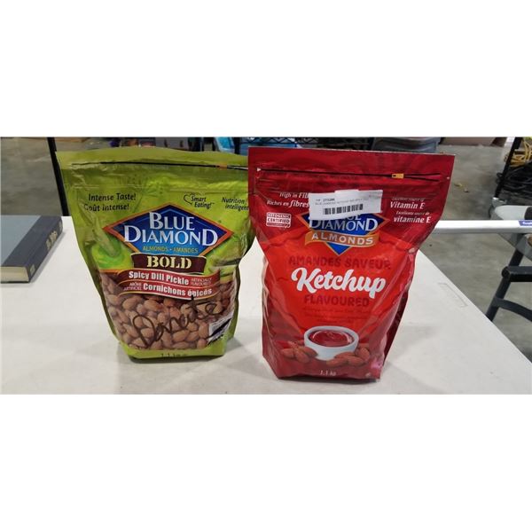 BLUE DIAMOND KETCHUP AND SPICY DILL NUTS