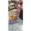 Image 2 : WOODEN ROCKING CHAIR