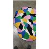 Image 2 : COLOURFUL ROUNBD AREA CARPET, 5FT DIAMETER