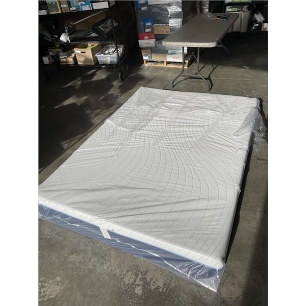AS NEW LOGAN AND COVER QUEENSIZE OCTAVE VISTA MATTRESS