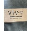 Image 2 : VIVO BLACK EASEL STUDIO TV STAND