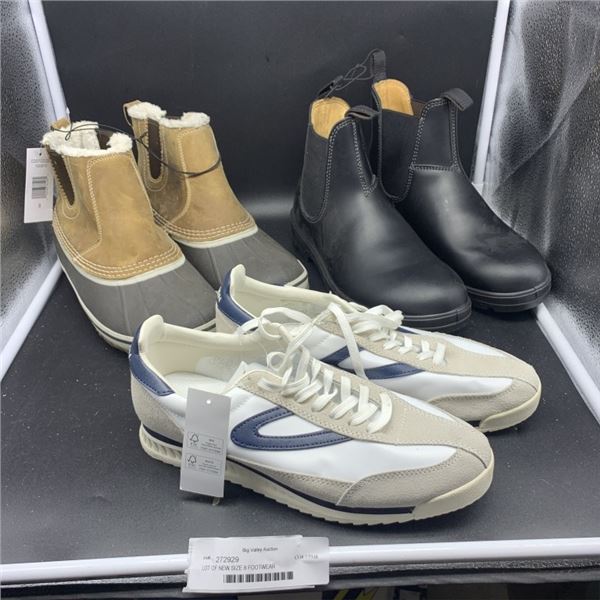 LOT OF NEW SIZE 8 FOOTWEAR