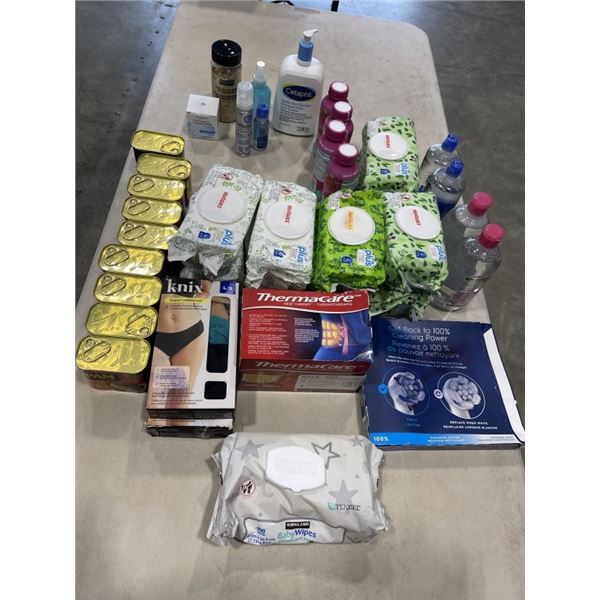 ASSORTED COSTCO FOOD AND BEAUTY ITEMS