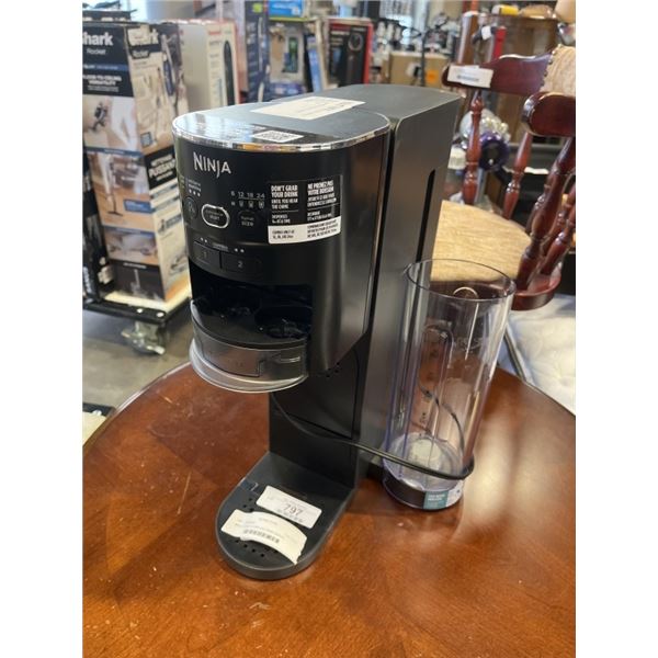 AS NEW DEMO NINJA THIRSTI SPARKLING DRINK MAKER - TESTED WORKING, RETAIL $249