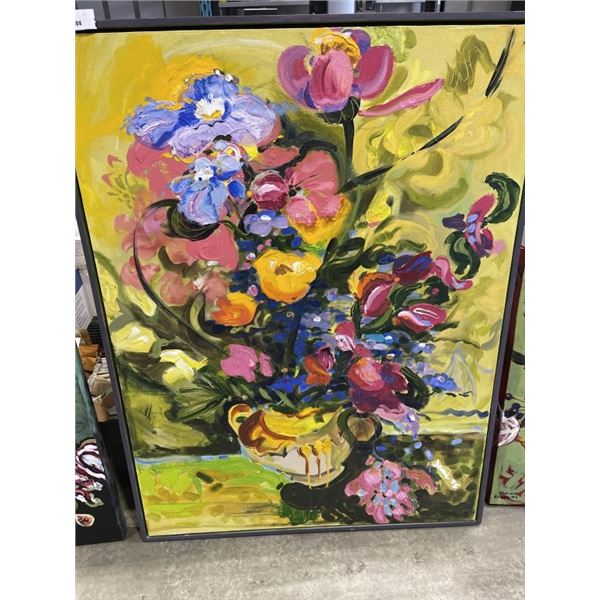 3 LARGE CANVAS PAINTINGS