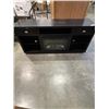 Image 1 : BLACK MEDIA CREDNENZE 5.5FT WIDE W/ ELECTRIC FIRE PLACE