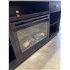 Image 2 : BLACK MEDIA CREDNENZE 5.5FT WIDE W/ ELECTRIC FIRE PLACE