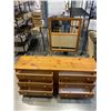 Image 4 : 6 DRAWER DRESSER W/ MIRROR