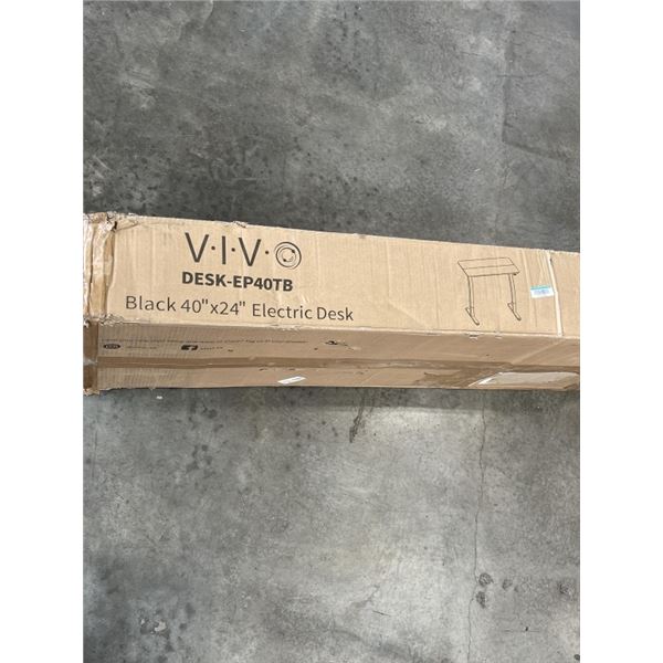 VIVO BLACK 40 X 24 INCH ELECTRIC SIT TO STAND DESK