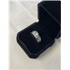 Image 2 : NEW PLATINUM PLATED 1.0CT SIMULATED DIAMOND (CZ) MANS RING, RESIZEABLE