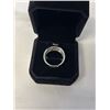Image 3 : NEW PLATINUM PLATED 1.0CT SIMULATED DIAMOND (CZ) MANS RING, RESIZEABLE
