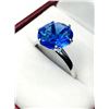 Image 3 : STERLING SILVER NATURAL BLUE QUARTZ (5CT) RING, SIZE 8, W/A $200.00.