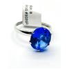 Image 4 : STERLING SILVER NATURAL BLUE QUARTZ (5CT) RING, SIZE 8, W/A $200.00.
