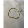 Image 3 : NEW 18K GOLD PLATED 6.0MM SERPENTINE BRACELET, ADJUSTABLE 6.5"-8.5" LONG