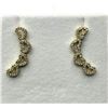Image 1 : GOLD PLATED STERLING SILVER CZ (0.75CT) EARRINGS, W/A $260.00.