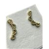Image 2 : GOLD PLATED STERLING SILVER CZ (0.75CT) EARRINGS, W/A $260.00.