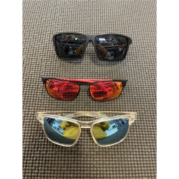 ADIDAS, HURLEY AND NIKE SUNGLASSES