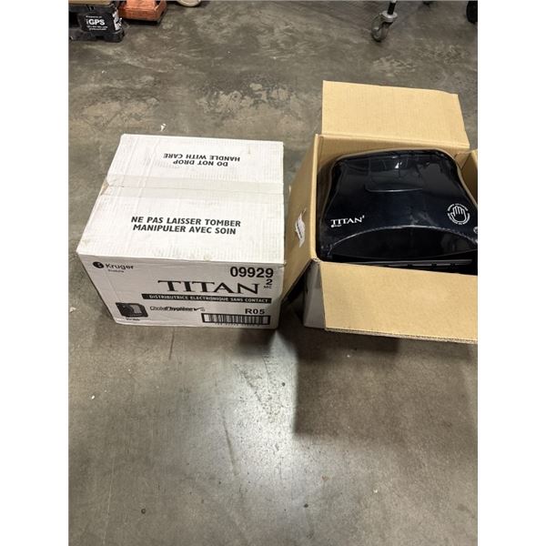 2 TITAN ELECTRONIC HAND TOWEL DISPENSERS