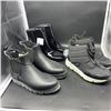 Image 1 : THREE PAIRS OF NEW SIZE 6 BOOTS AND RUBBER BOOTS RETAIL $120