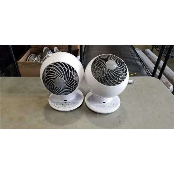 TWO WOOZOO OSCILLATING FANS BOTH WORKING