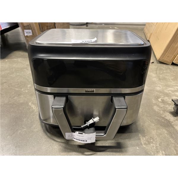 AS NEW, UNUSED BELLAPRO 8.5L DUAL FLEX AIR FRYER - TESTED WORKING, RETAIL $349