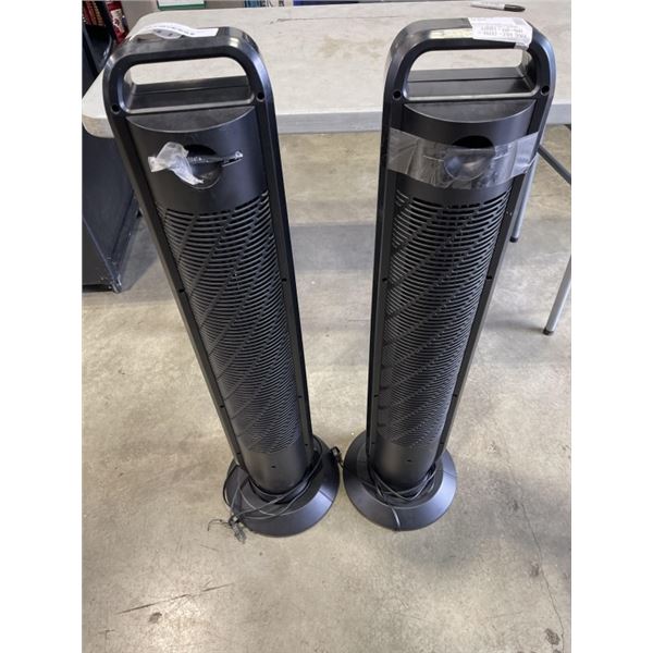 2 SEVILLE CLASSICS 40 INCH TOWER FANS